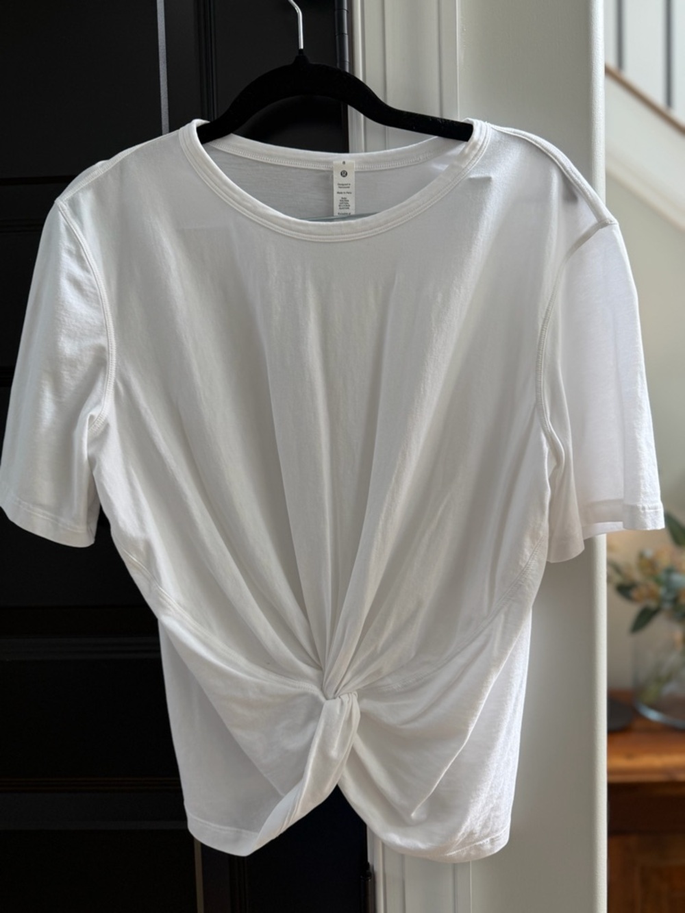 LULULEMON twist tee shirt